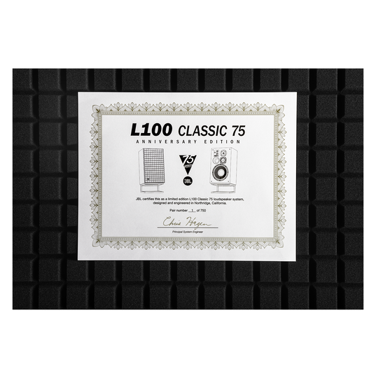 L100 Classic 75 - Black -  12-inch (300mm) 3-way Bookshelf Loudspeaker &ndash; Anniversary Edition - Detailshot 4